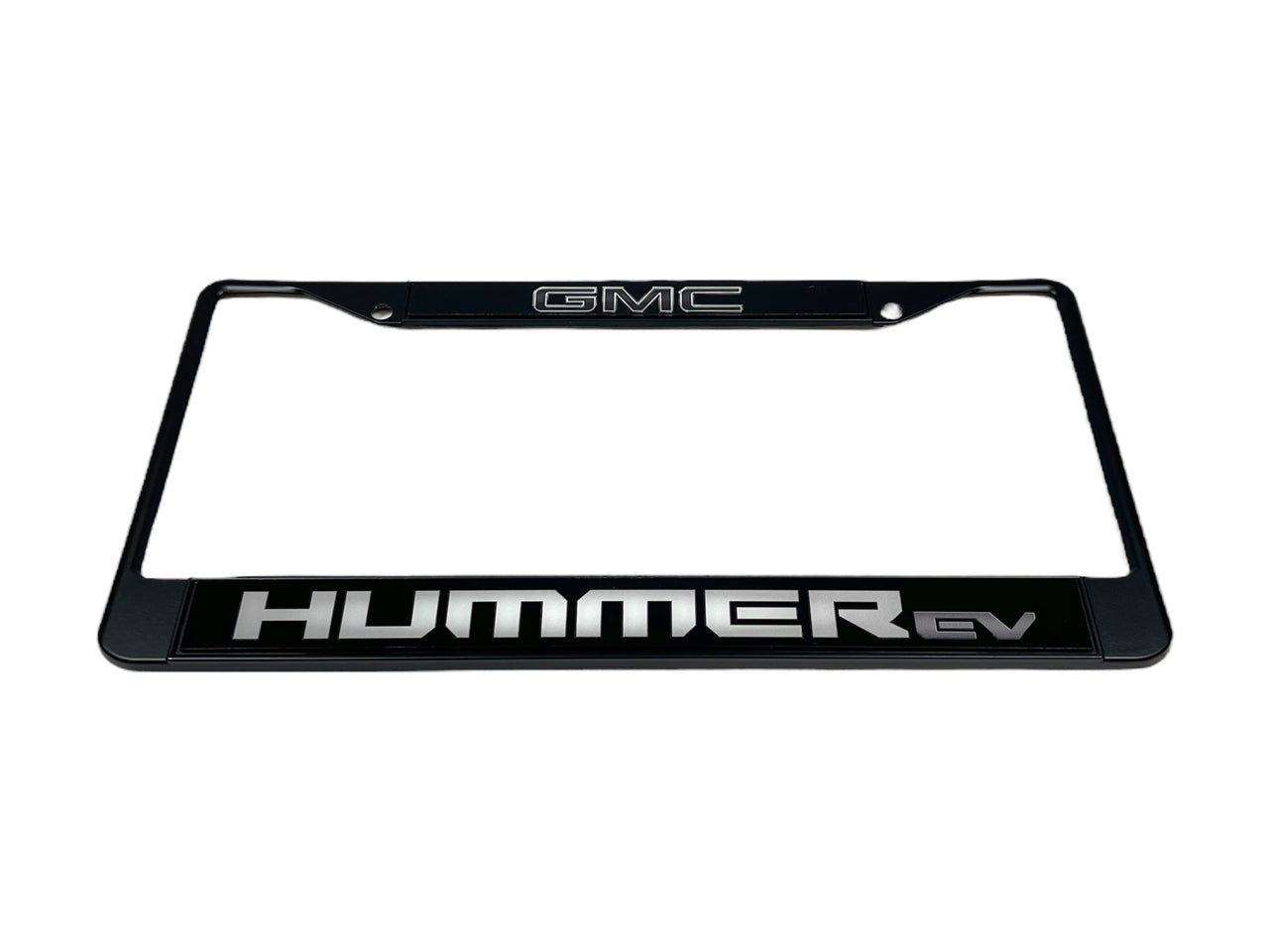 GMC Hummer EV Black License Plate Frame