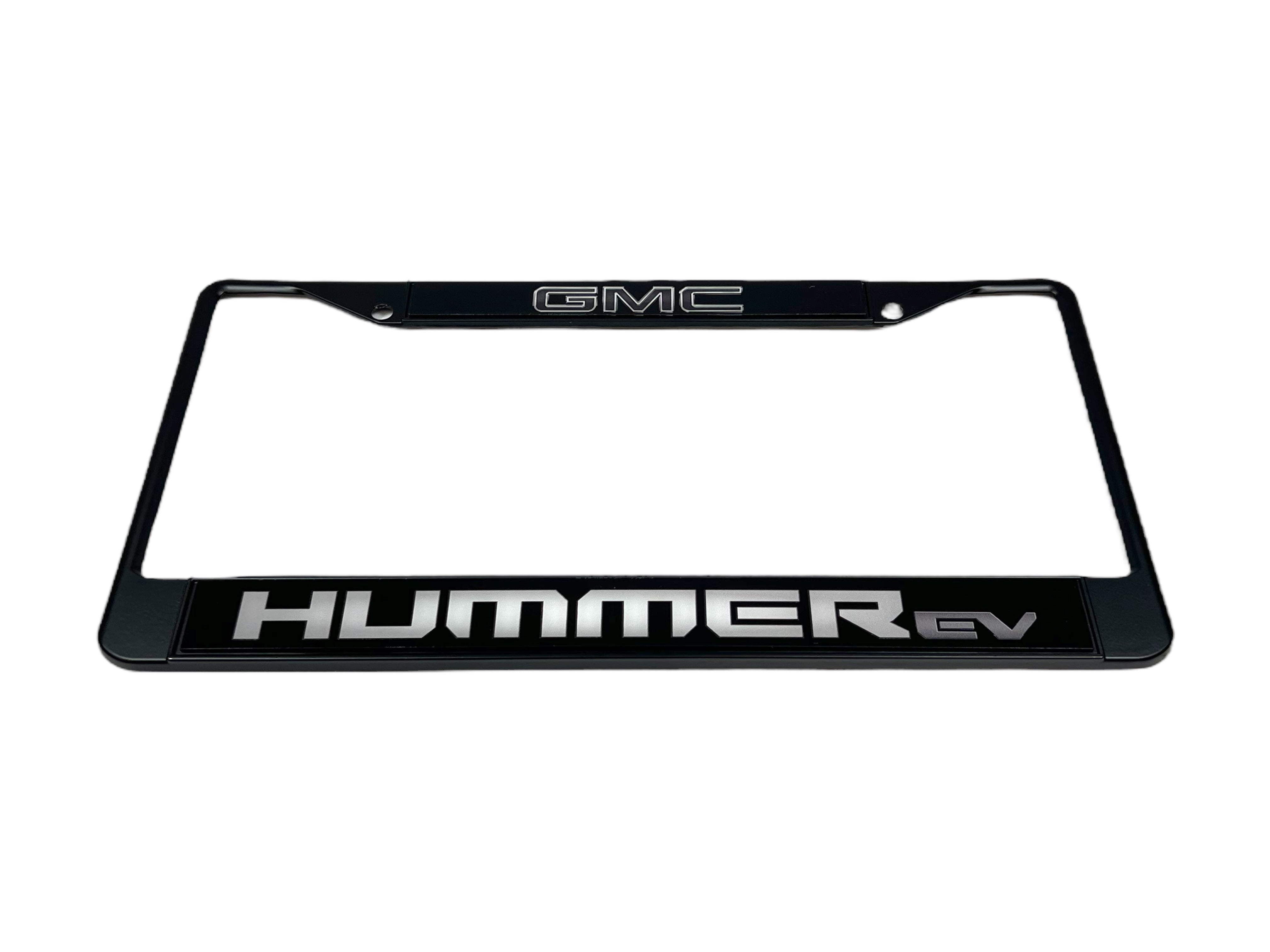GMC Hummer EV Black License Plate Frame