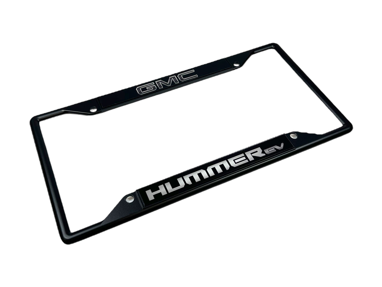 GMC Hummer EV Black License Plate Frame