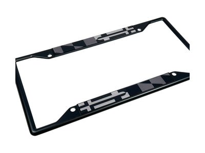 Maryland Flag Blacked Out License Plate Frame