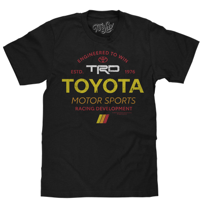 Toyota TRD Motor Sports Racing Development T-Shirt - Black