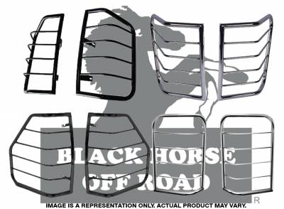 2002-2009 Dodge Ram Ram 1500 Tail Light Guards | Black Horse Off Road - Image 2