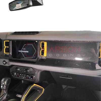 Real Carbon Fiber Dashboard Cover For 2021+ Ford Bronco