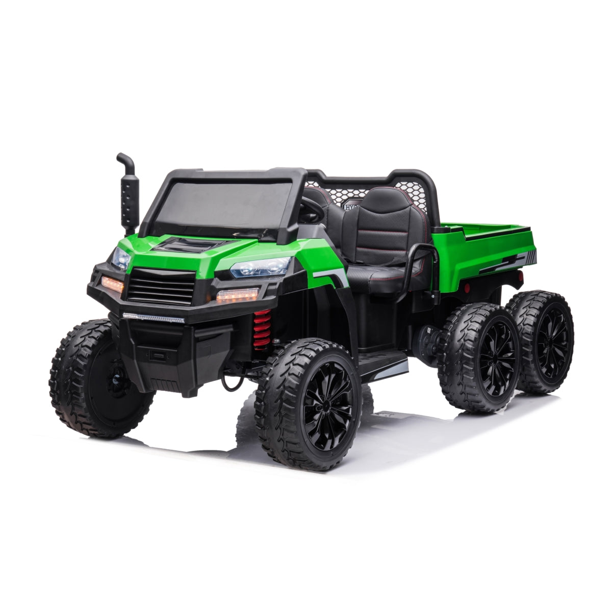 24v-6-wheeler-freddo-tractor-trailer-2-seater-ride-on-with-dump-cart-and-parental-remote