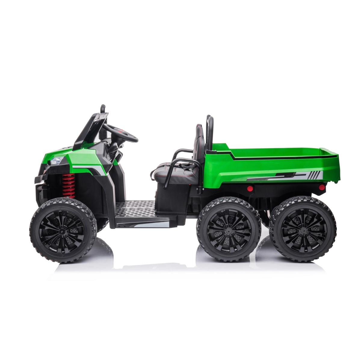 24v-6-wheeler-freddo-tractor-trailer-2-seater-ride-on-with-dump-cart-and-parental-remote
