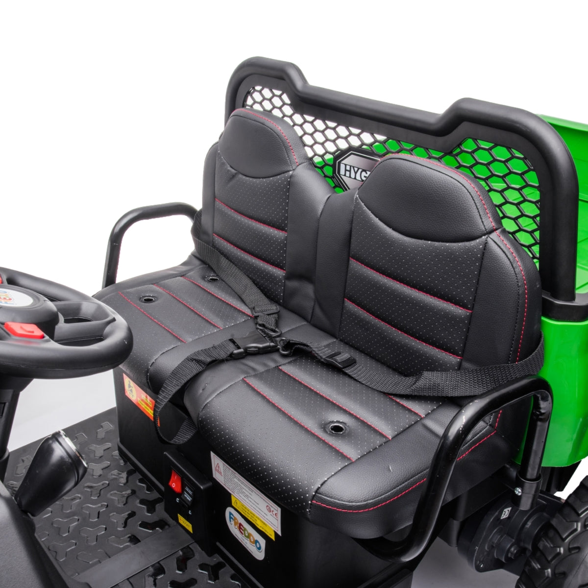 24v-6-wheeler-freddo-tractor-trailer-2-seater-ride-on-with-dump-cart-and-parental-remote