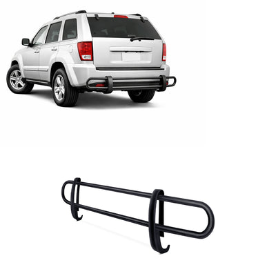 2005-2010 Jeep Grand Cherokee Rear Bumper Guard Double Tube | Black Horse Off Road - Image 1