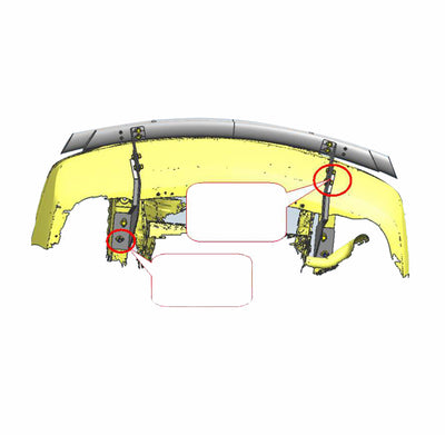 2014-2023 Jeep Cherokee Rear Bumper Guard Double Layer | Black Horse Off Road - Image 5