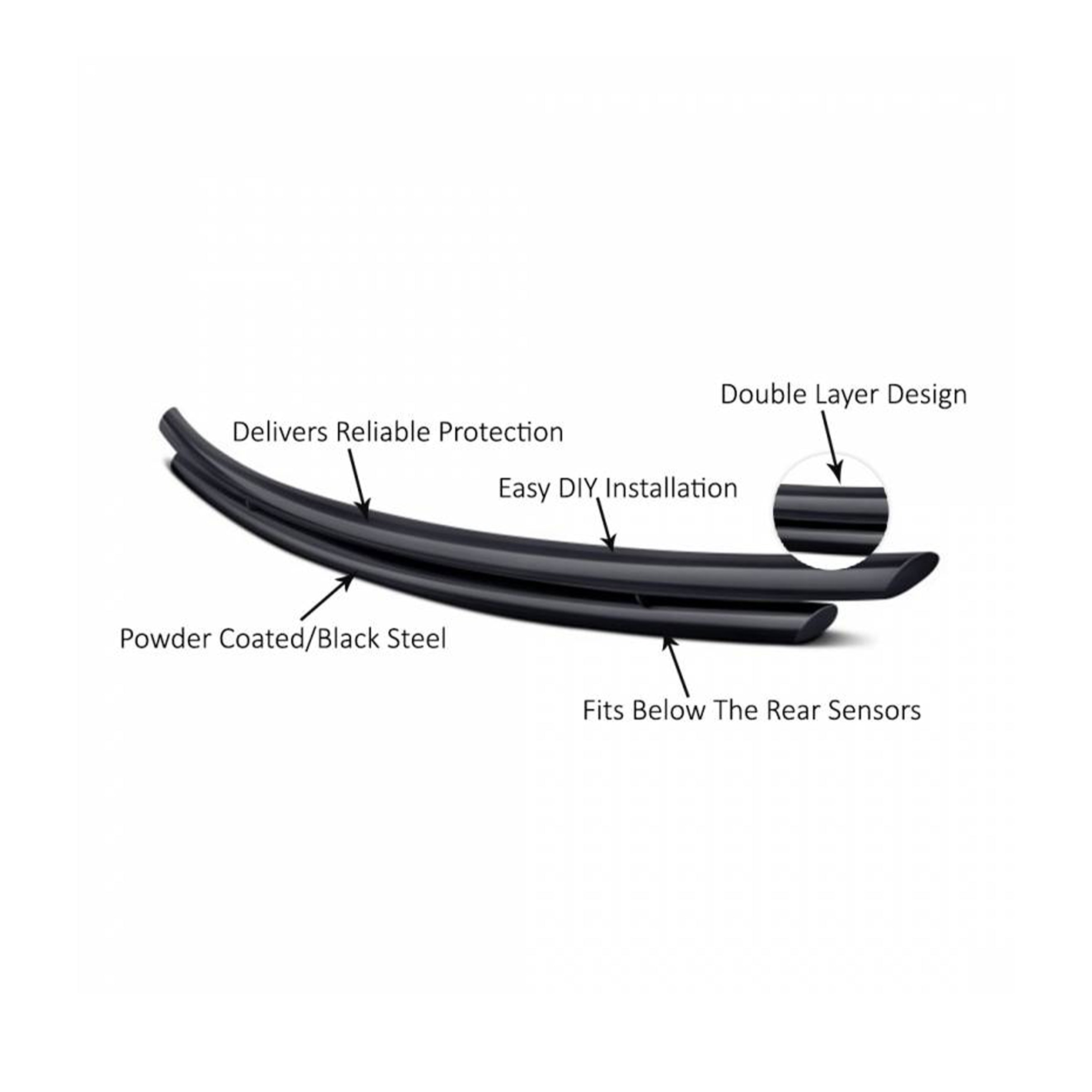 2014-2023 Jeep Cherokee Rear Bumper Guard Double Layer | Black Horse Off Road - Image 7