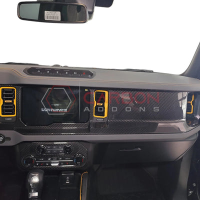 Real Carbon Fiber Dashboard Cover For 2021+ Ford Bronco