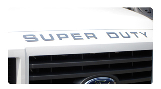 2008-2016 Ford Super Duty Grill Lettering Kit