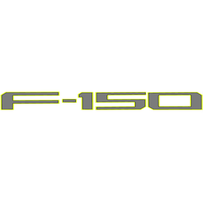 2021-Curent Ford F-150 Tailgate Lettering Kit