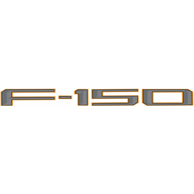 2021-Curent Ford F-150 Tailgate Lettering Kit