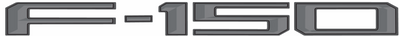 2024-Current Ford F-150 Pro Access Tailgate Lettering Kit