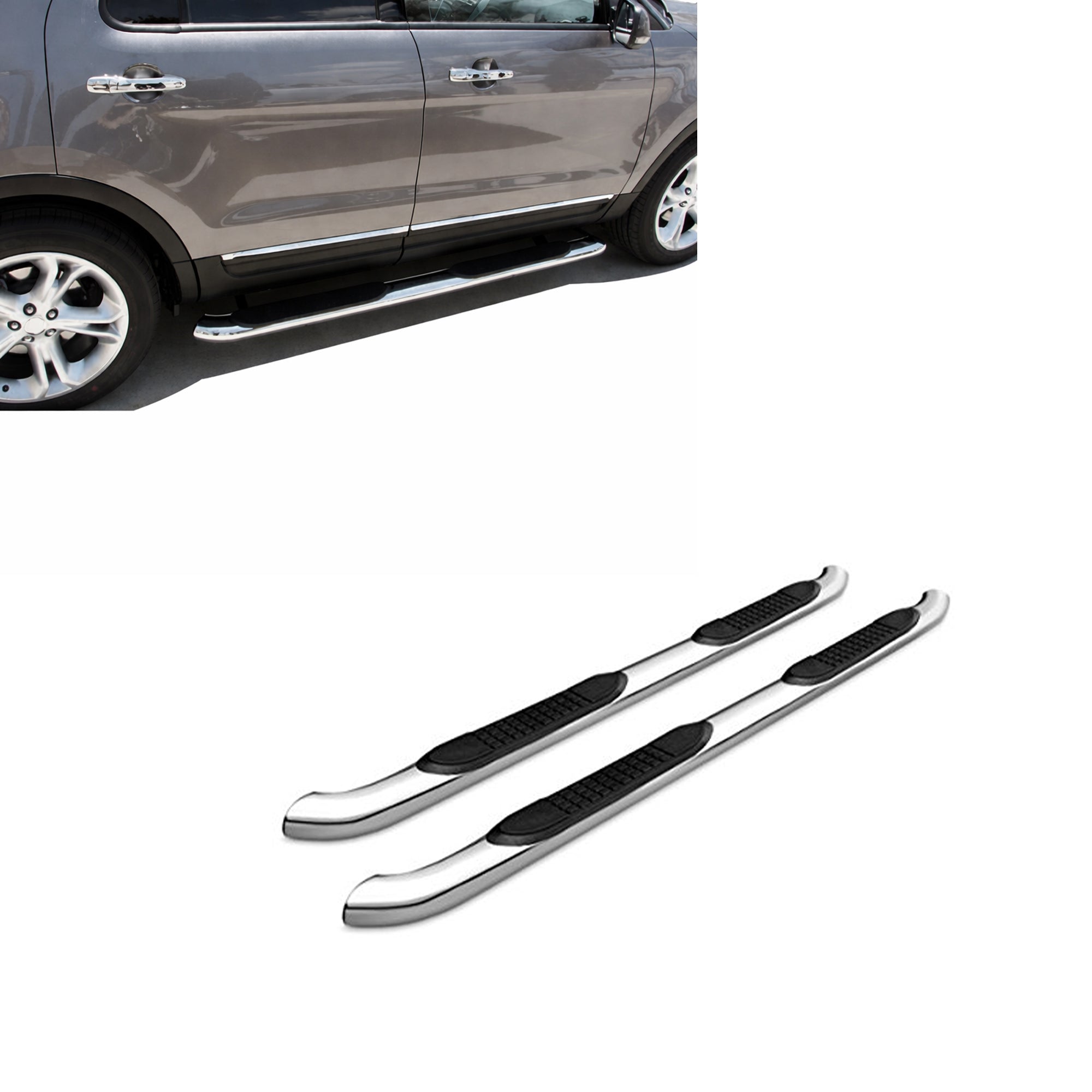 2007-2021 Toyota Tundra 3In Side Steps | Black Horse Off Road - Image 1