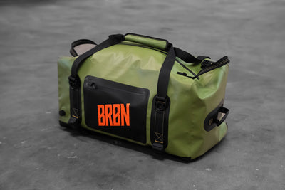 BRBN 70L Hybrid Waterproof Dry Bag, Duffel to Backpack - Green