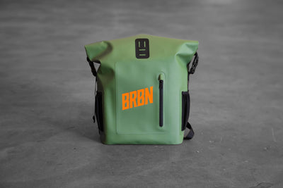 BRBN 38L Waterproof Roll-Top Dry Bag Backpack - Green