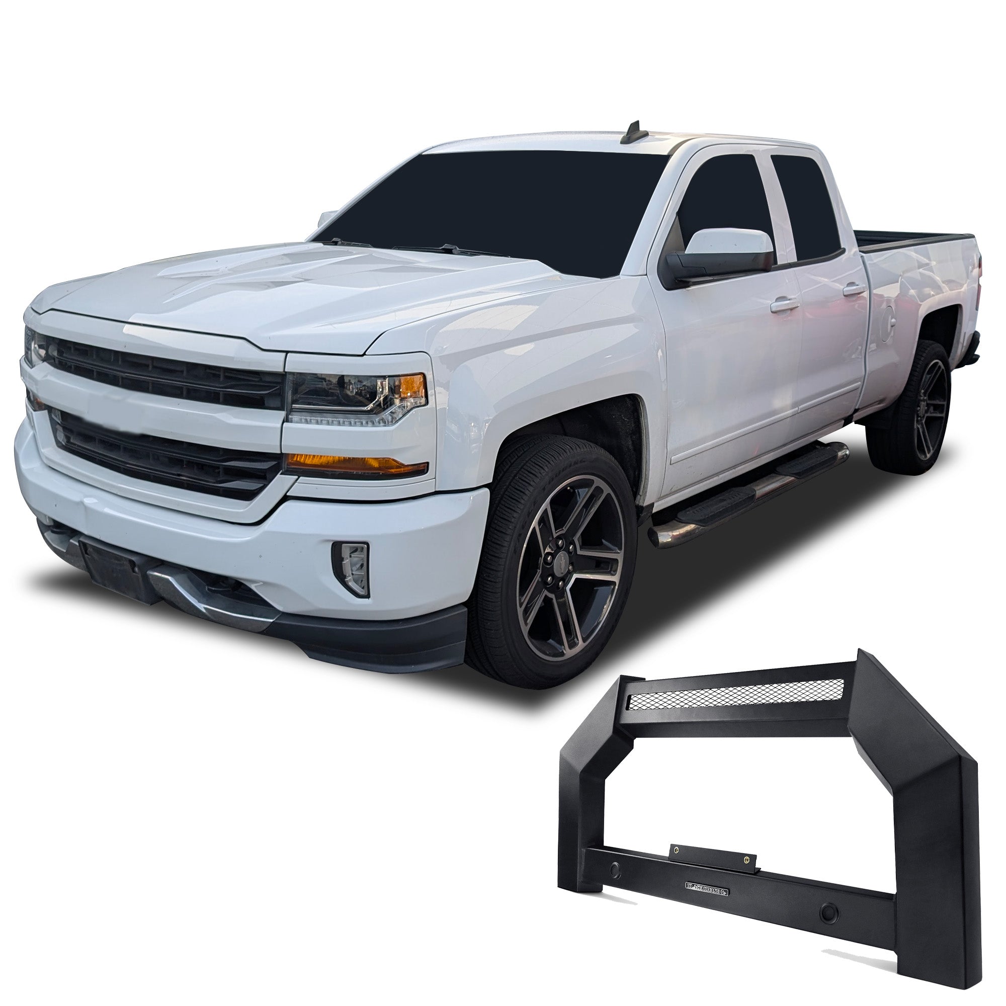 2019-2026 Sierra 1500 Armour Bull Bar Does not include 20in LED light bar | Black Horse Off Road - Image 1