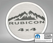 2007-2018 Jeep Wrangler JK/2018+ JL/2018-2023 - A/C Duct Trim Plates, Etched Rubicon 4Pc | Stainless Steel-ACC-141005
