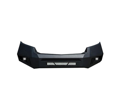 2015-2020 Chevrolet Colorado Armour Heavy Duty Front Bumper Kit Armour I Front Bumper Includes 1 20in LED Light Bar, 2 sets of 4in cube lights | Black Horse Off Road - Image 5