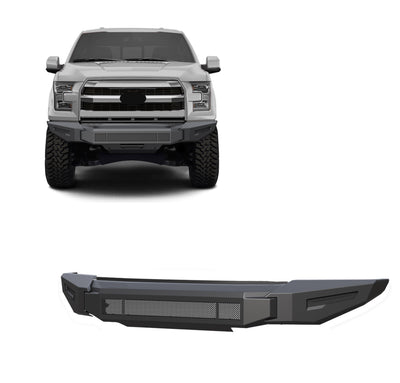 2015-2017 Ford F-150 Armour Ii Heavy Duty Modular Front Bumper-Bumper Only Modular Bumper only | Black Horse Off Road - Image 1