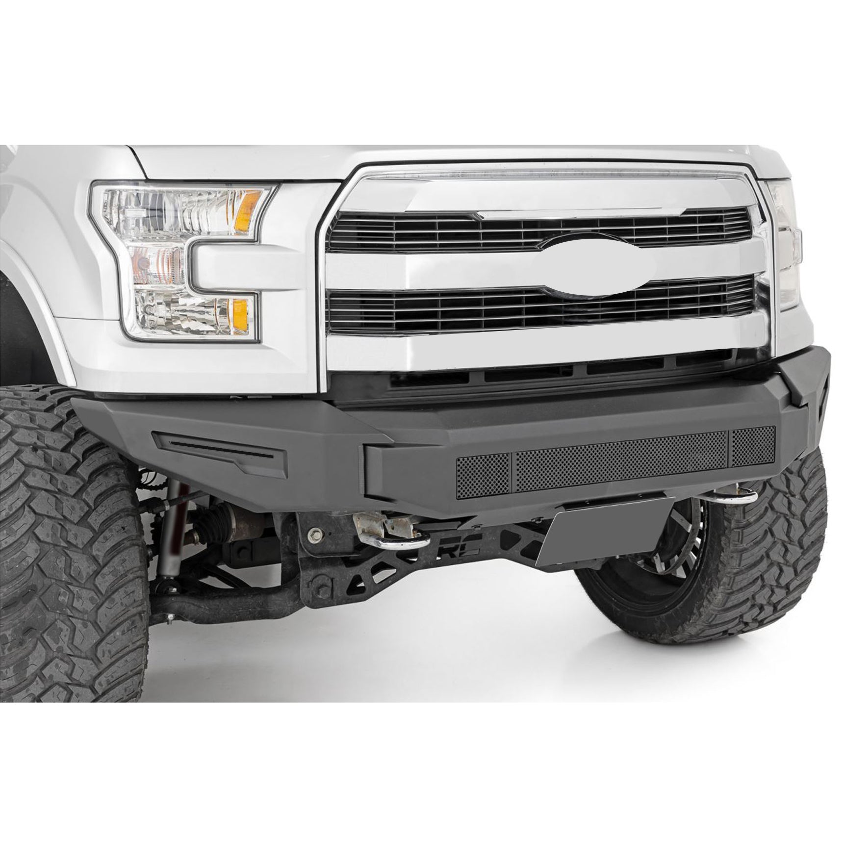 2015-2017 Ford F-150 Armour Ii Heavy Duty Modular Front Bumper-Bumper Only Modular Bumper only | Black Horse Off Road - Image 6