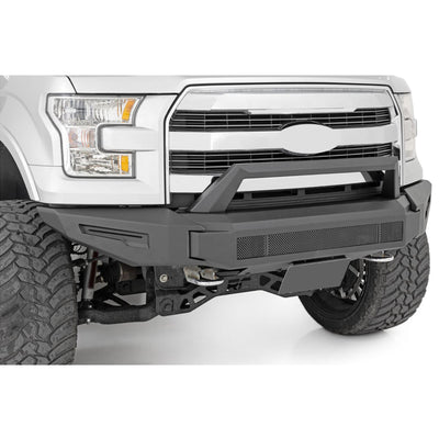2015-2017 Ford F-150 Armour Ii Heavy Duty Modular Front Bumper Modular Full Set (Bumper, Bull Nose, & Skid Plate) | Black Horse Off Road - Image 7