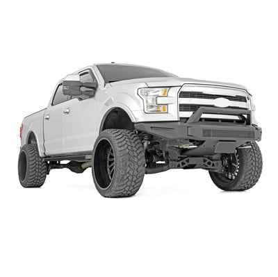 2015-2017 Ford F-150 Armour Ii Heavy Duty Modular Front Bumper Modular Full Set (Bumper, Bull Nose, & Skid Plate) | Black Horse Off Road - Image 9