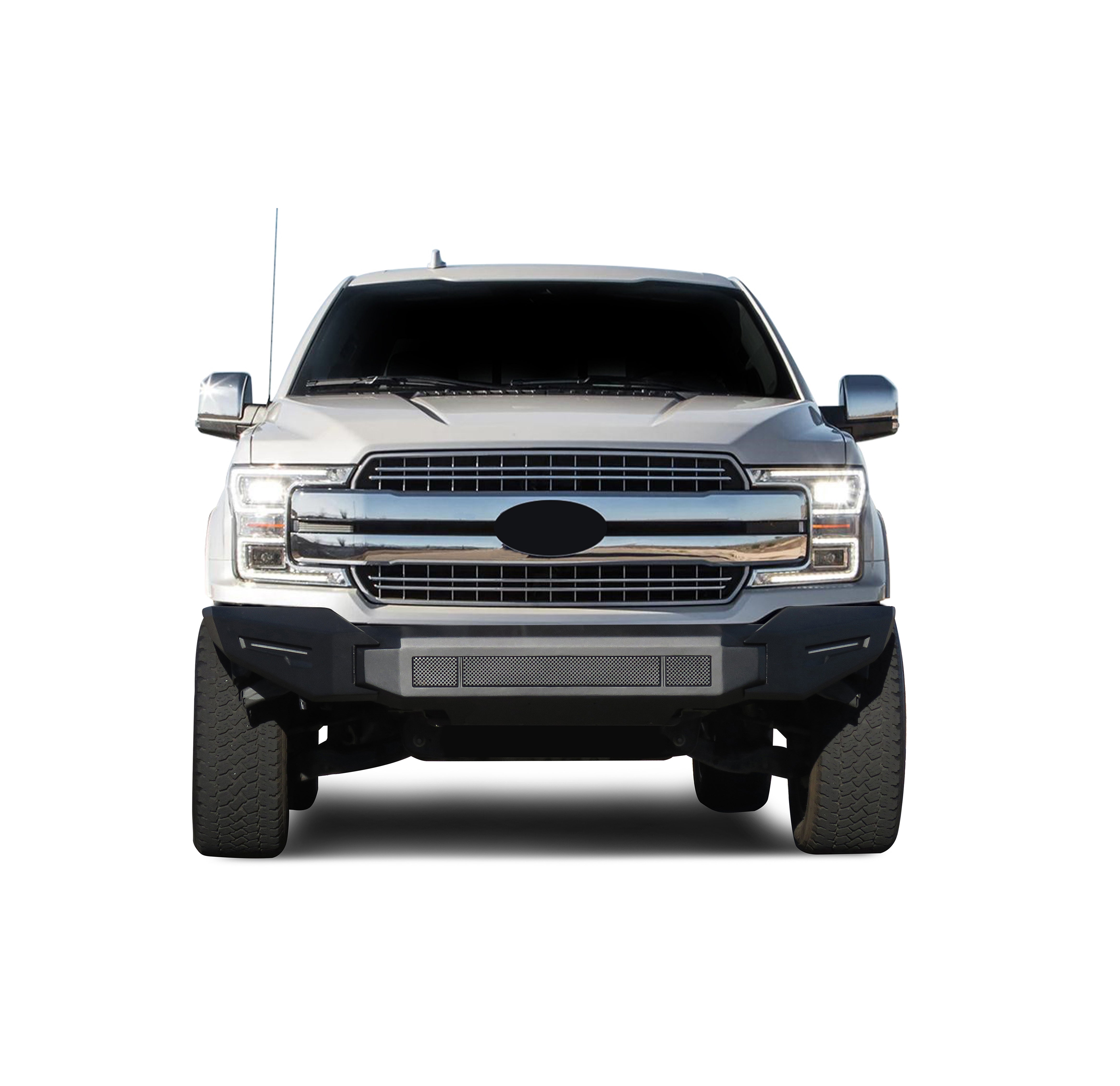 2018-2020 Ford F-150 Armour Ii Heavy Duty Modular Front Bumper-Bumper Only Modular Bumper only | Black Horse Off Road - Image 4