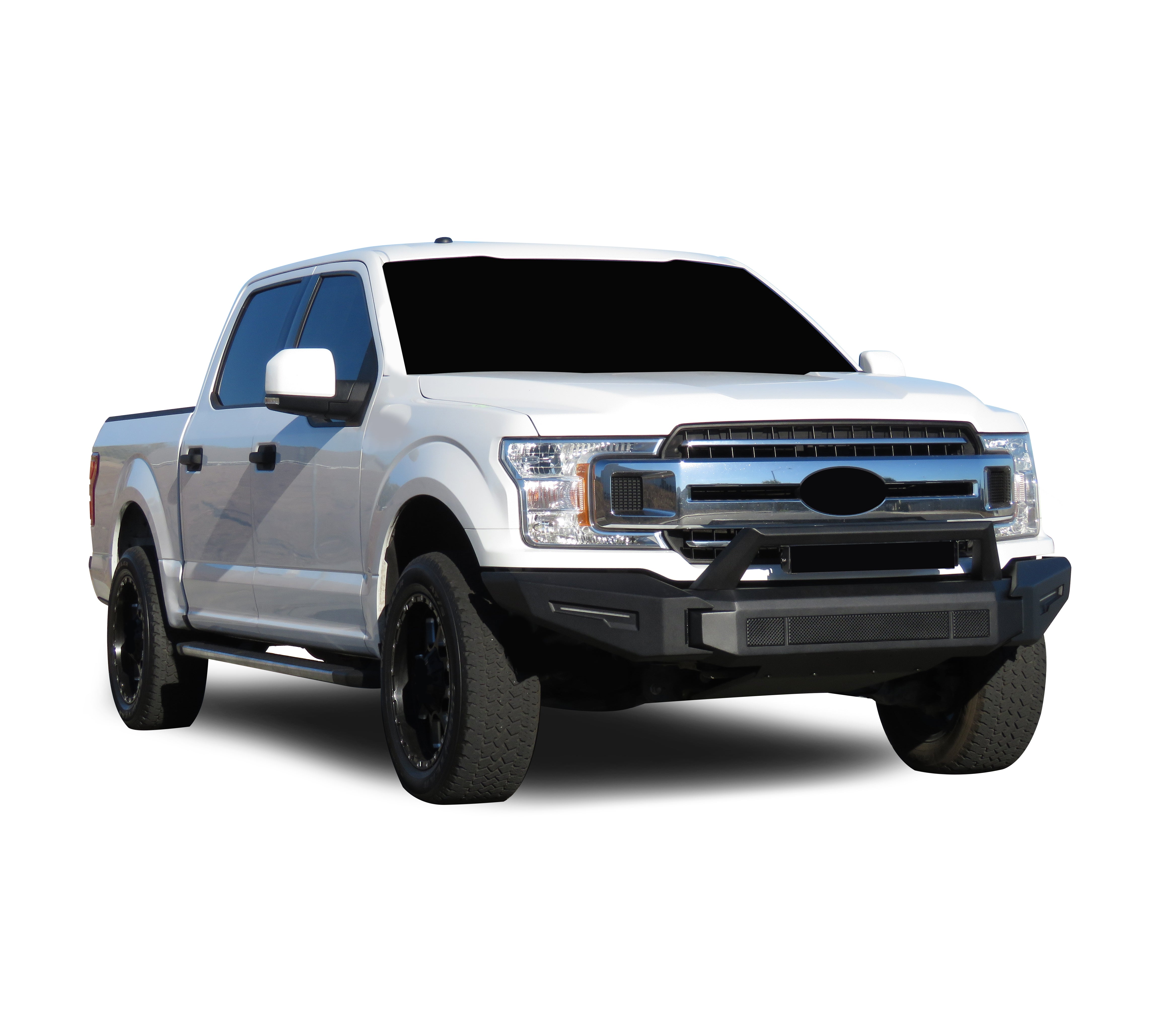 2018-2020 Ford F-150 Armour Ii Heavy Duty Modular Front Bumper Modular Full Set (Bumper, Bull Nose, & Skid Plate) | Black Horse Off Road - Image 8