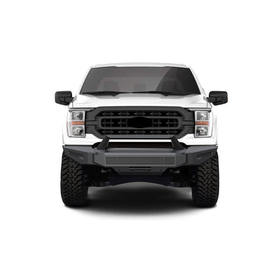 2021-2023 Ford F-150 Armour Ii Heavy Duty Modular Front Bumper Modular Full Set (Bumper, Bull Nose, & Skid Plate) | Black Horse Off Road - Image 6