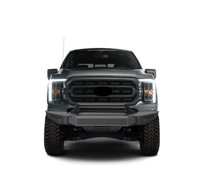 2021-2023 Ford F-150 Armour Ii Heavy Duty Modular Front Bumper Modular Full Set (Bumper, Bull Nose, & Skid Plate) | Black Horse Off Road - Image 7