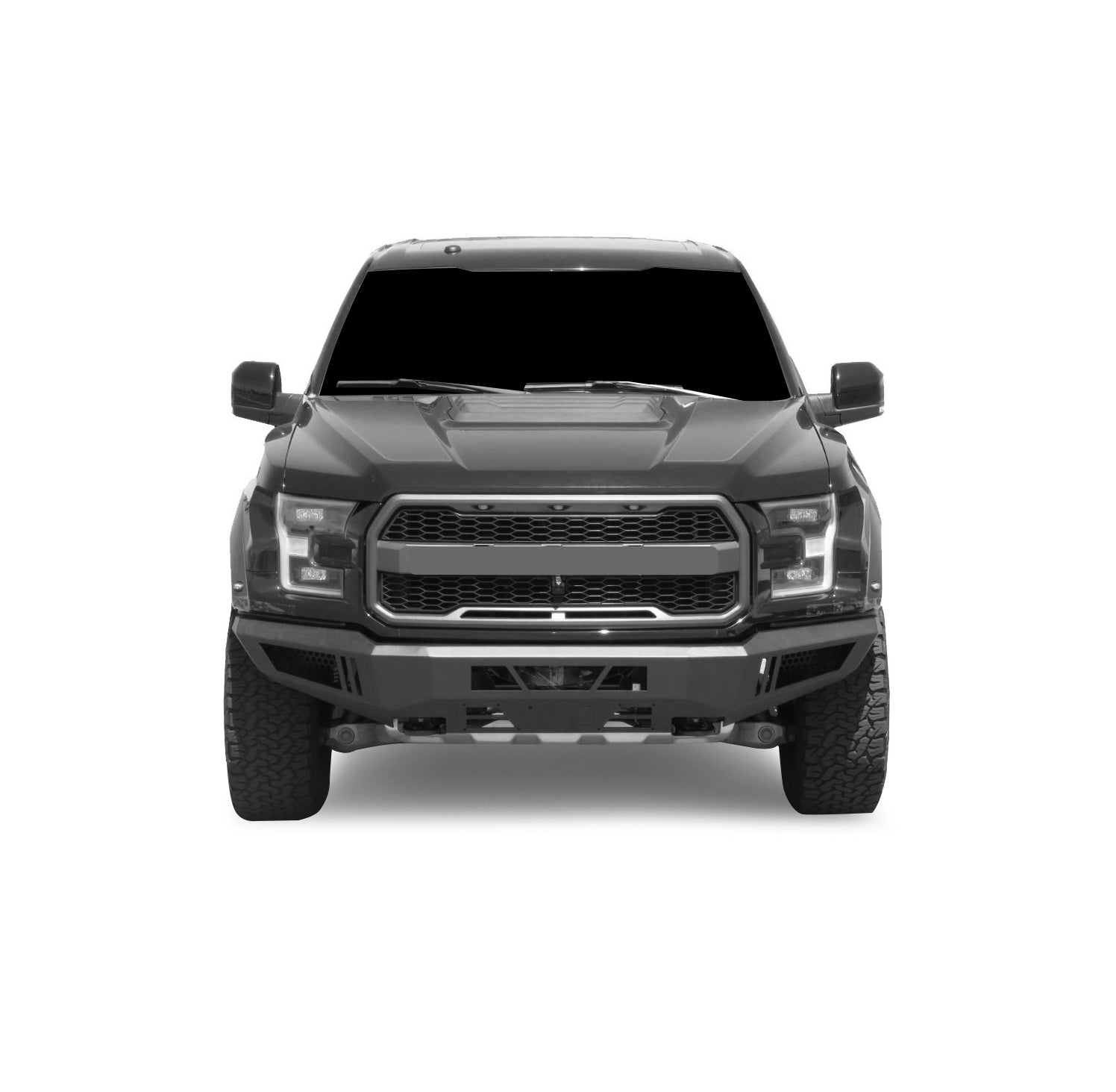 2017-2020 Ford F-150 Armour Heavy Duty Front Bumper Armour I Front Bumper | Black Horse Off Road - Image 4