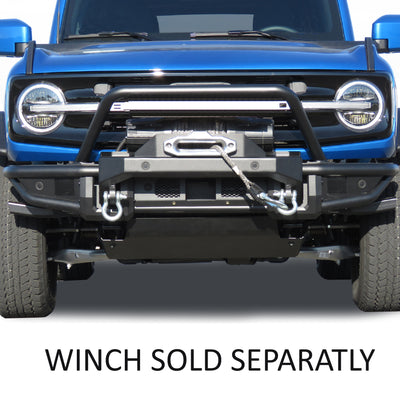 2021-2026 Ford Bronco Armour Tubular Heavy Duty Front Bumper | Black Horse Off Road - Image 5