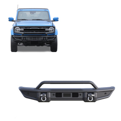2021-2026 Ford Bronco Armour Tubular Light Duty Front Bumper | Black Horse Off Road - Image 1