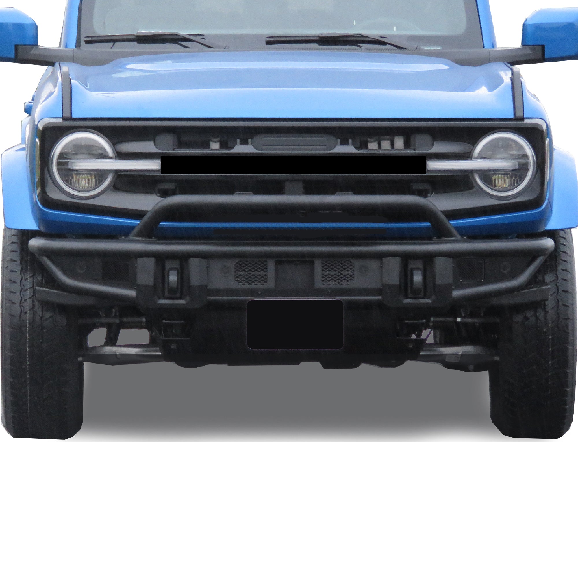 2021-2026 Ford Bronco Armour Tubular Light Duty Front Bumper | Black Horse Off Road - Image 4