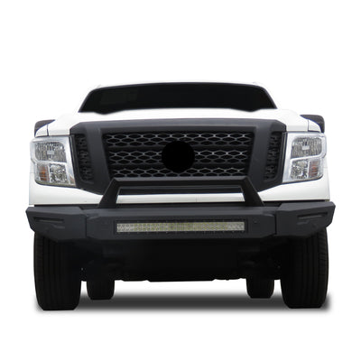 2016-2024 Nissan Titan Xd Armour Ii Heavy Duty Modular Front Bumper Modular Full Set (Bumper, Bull Nose, & Skid Plate) | Black Horse Off Road - Image 4