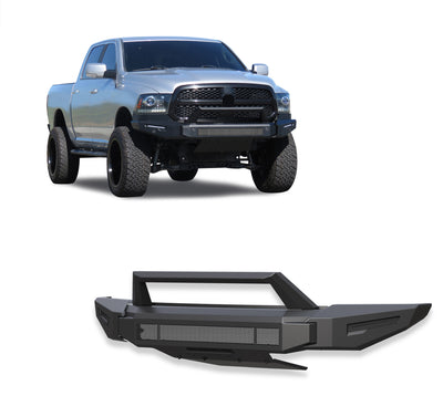 2013-2024 Dodge Ram 1500 Armour Ii Heavy Duty Modular Front Bumper Modular Full Set (Bumper, Bull Nose, & Skid Plate) | Black Horse Off Road - Image 1