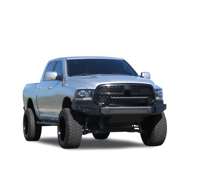 2013-2024 Dodge Ram 1500 Armour Ii Heavy Duty Modular Front Bumper Modular Full Set (Bumper, Bull Nose, & Skid Plate) | Black Horse Off Road - Image 8