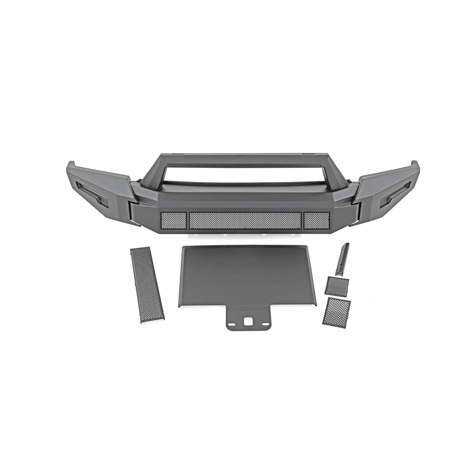 2019-2024 Dodge Ram 1500 Armour Ii Heavy Duty Modular Front Bumper Modular Full Set (Bumper, Bull Nose, & Skid Plate) | Black Horse Off Road - Image 10