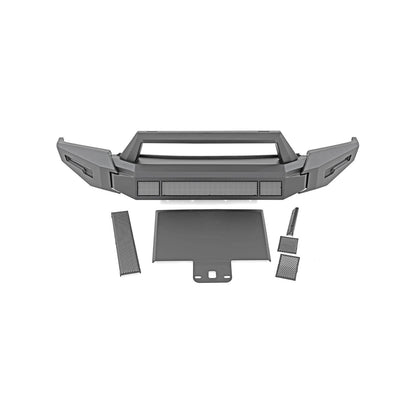2019-2024 Dodge Ram 1500 Armour Ii Heavy Duty Modular Front Bumper Modular Full Set (Bumper, Bull Nose, & Skid Plate) | Black Horse Off Road - Image 10