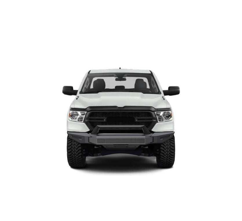 2019-2024 Dodge Ram 1500 Armour Ii Heavy Duty Modular Front Bumper Modular Full Set (Bumper, Bull Nose, & Skid Plate) | Black Horse Off Road - Image 6