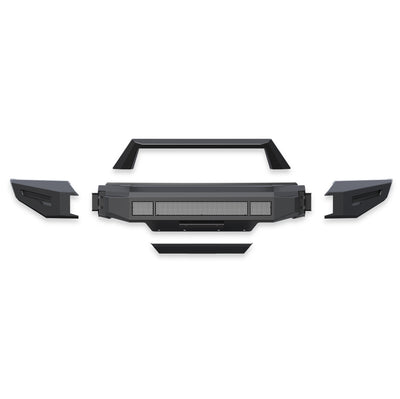 2019-2024 Dodge Ram 1500 Armour Ii Heavy Duty Modular Front Bumper Modular Full Set (Bumper, Bull Nose, & Skid Plate) | Black Horse Off Road - Image 9
