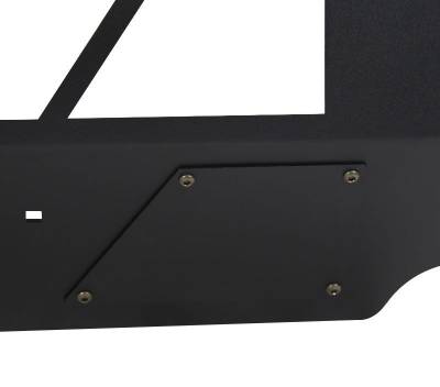 2010-2018 Dodge Ram 2500 Armour Heavy Duty Front Bumper Kit Armour I Front Bumper Includes 1 20in LED Light Bar, 2 sets of 4in cube lights | Black Horse Off Road - Image 6