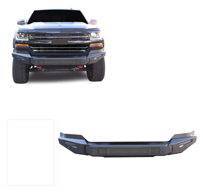 2016-2019 Chevrolet Silverado 1500 Armour Ii Heavy Duty Modular Front Bumper-Bumper Only Modular Bumper only | Black Horse Off Road - Image 1