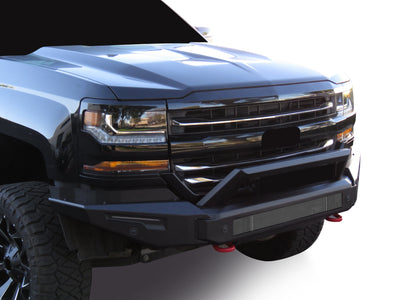 2016-2019 Chevrolet Silverado 1500 Armour Ii Heavy Duty Modular Front Bumper Modular Full Set (Bumper, Bull Nose, & Skid Plate) | Black Horse Off Road - Image 8