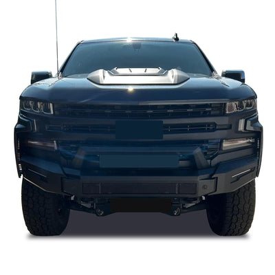 2022-2026 Chevrolet Silverado 1500 Armour Ii Heavy Duty Modular Front Bumper Modular Full Set (Bumper, Bull Nose, & Skid Plate) | Black Horse Off Road - Image 10