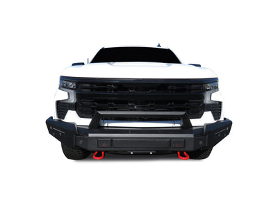 2022-2026 Chevrolet Silverado 1500 Armour Ii Heavy Duty Modular Front Bumper Modular Full Set (Bumper, Bull Nose, & Skid Plate) | Black Horse Off Road - Image 7