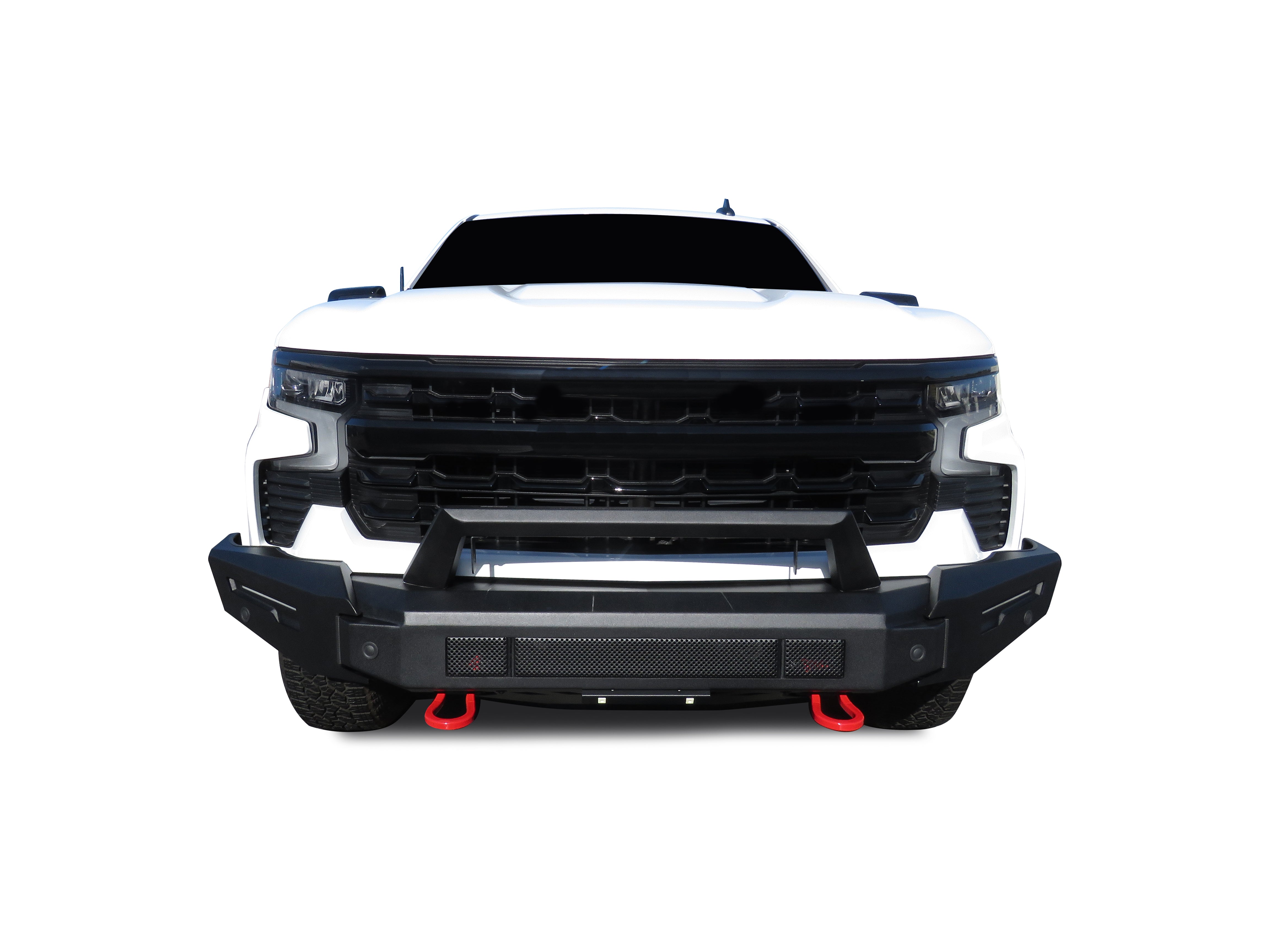2022-2026 Chevrolet Silverado 1500 Armour Ii Heavy Duty Modular Front Bumper Modular Full Set (Bumper, Bull Nose, & Skid Plate) | Black Horse Off Road - Image 7