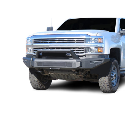 2015-2019 Chevrolet Silverado 2500 Hd Armour Ii Heavy Duty Modular Front Bumper Modular Full Set (Bumper, Bull Nose, & Skid Plate) | Black Horse Off Road - Image 8